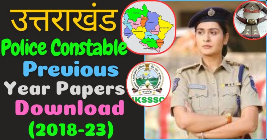 Uttrakhand police constable paper image