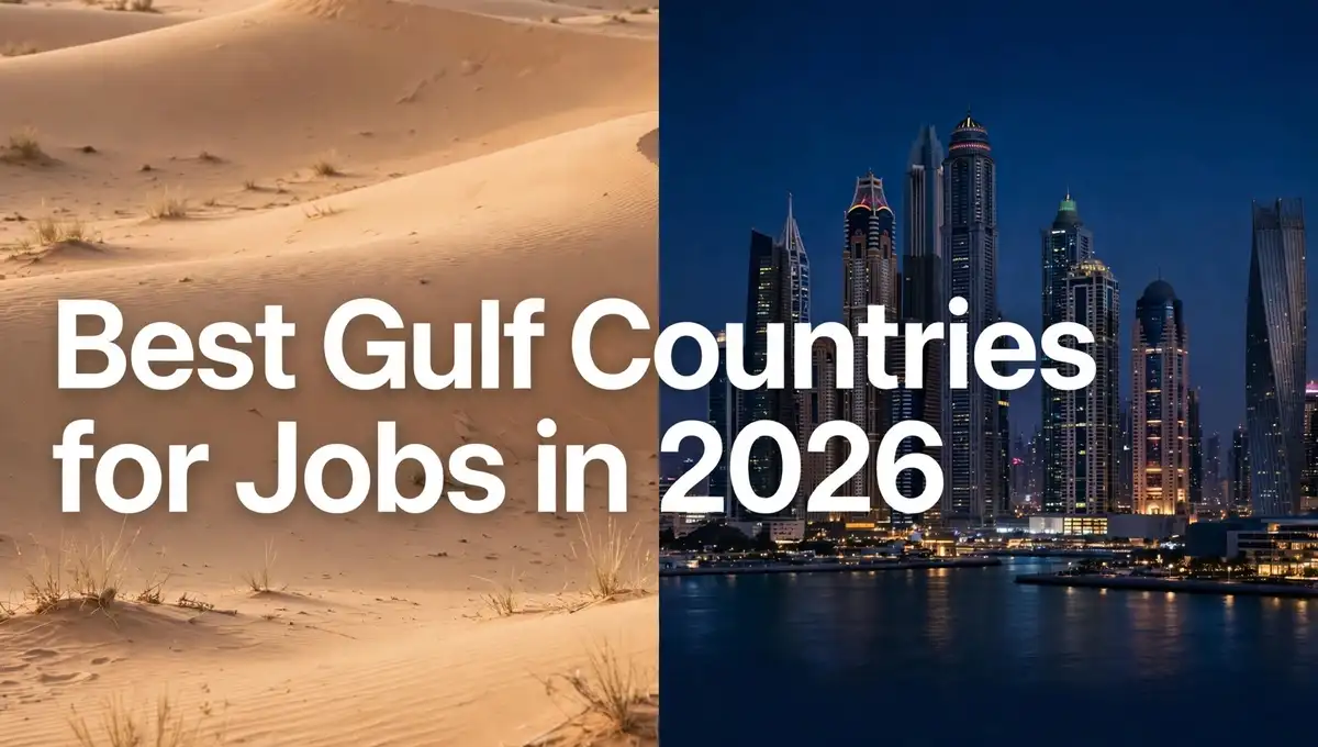 Read more about the article Best Gulf Countries for Jobs in 2026: Salary, Benefits and Job Opportunities